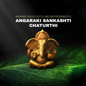 Angarki Sankashti Chaturthi poster Maker