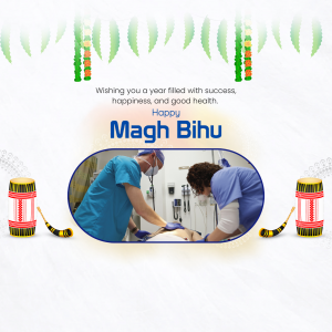 Magh Bihu Facebook Poster