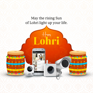 Happy Lohri creative image
