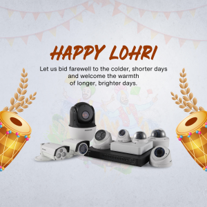 Happy Lohri marketing flyer