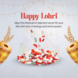 Happy Lohri Facebook Poster