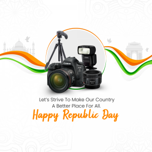 Republic day Business Post advertisement banner