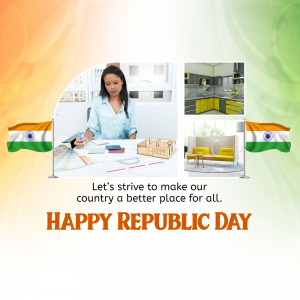 Republic day Business Post poster Maker