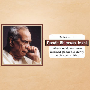 Bhimsen Joshi Punytithi Instagram Post