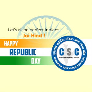 Republic day Business Post flyer