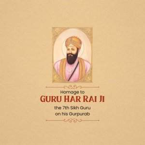 Guru Har Rai Jayanti graphic