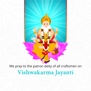 Vishwakarma Jayanti greeting image