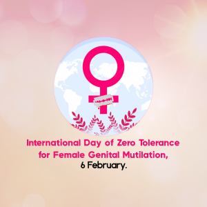 International Day of Zero Tolerance for Female Genital Mutilation event advertisement