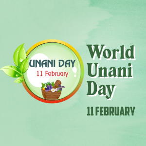 World Unani Day event advertisement