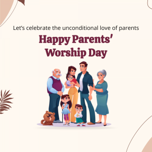 Parents' worship day Instagram Post