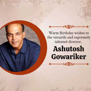 Ashutosh Gowariker Birthday Instagram Post