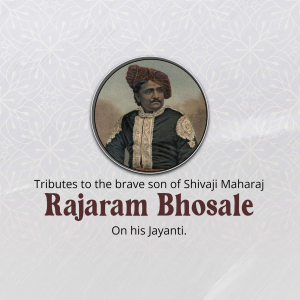 Rajaram Bhosale Jayanti Instagram Post