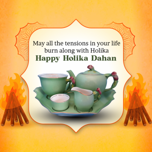 Business Post - Holika Dahan marketing flyer