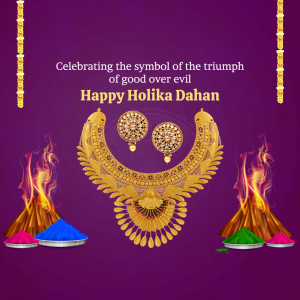 Business Post - Holika Dahan event advertisement