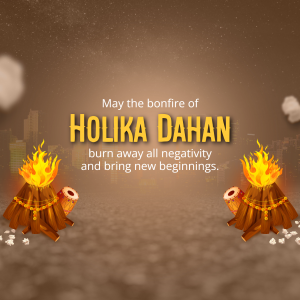 Holika Dahan creative image