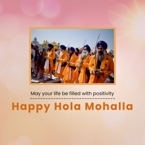 Hola Mohalla whatsapp status poster