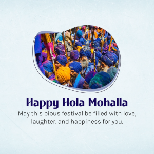 Hola Mohalla Facebook Poster