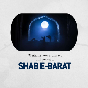 Shab e-Barat marketing flyer