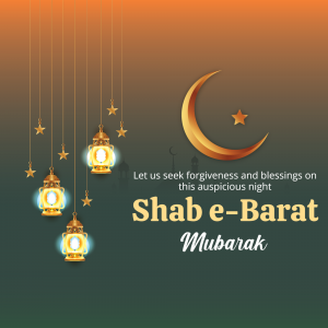 Shab e-Barat poster Maker