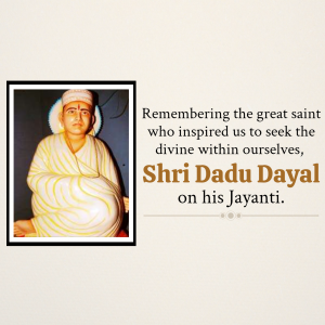 Dadu Dayal Jayanti event advertisement