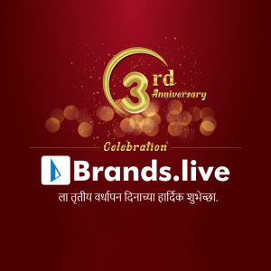 Brands.live 3 Year Anniversary graphic