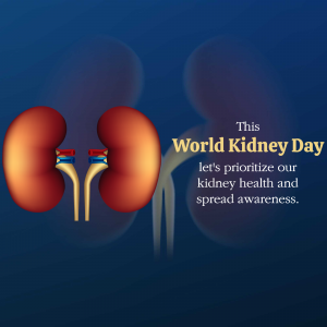 World Kidney Day event advertisement