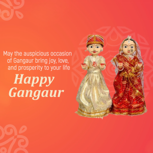 Gangaur poster Maker