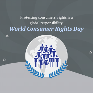 World Consumer Rights Day whatsapp status poster