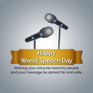 World Speech Day creative image