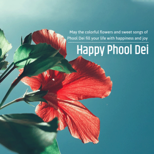 Phool Dei event poster