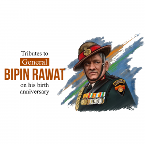 Bipin Rawat Jayanti festival image