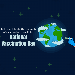National Vaccination Day ad post