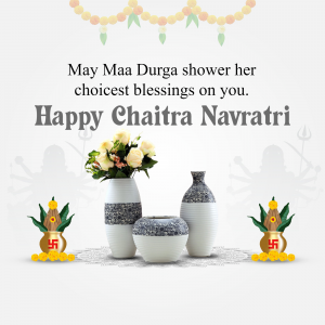 Chaitra Navratri marketing poster