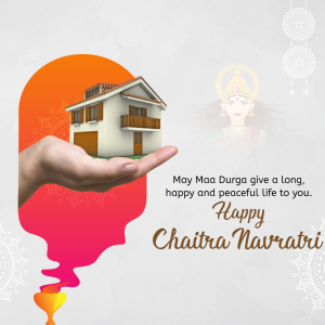 Chaitra Navratri creative image