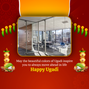 Happy Ugadi graphic