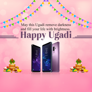 Happy Ugadi marketing flyer