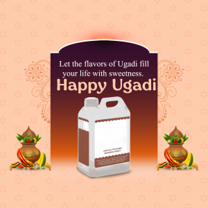Happy Ugadi whatsapp status poster