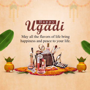 Happy Ugadi Facebook Poster