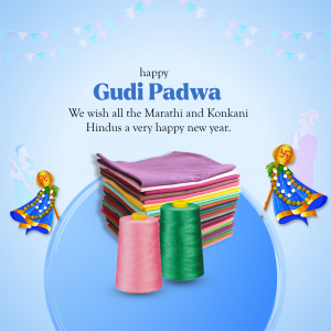 Business Post - Gudi Padwa marketing poster