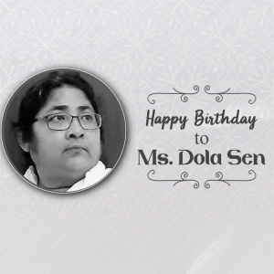 Dola Sen Birthday poster Maker