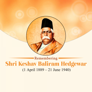 Keshav Baliram Hedgewar Jayanti poster Maker