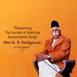 Keshav Baliram Hedgewar Jayanti event advertisement