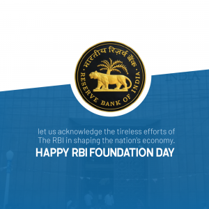 RBI Foundation Day ad post