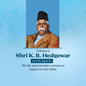 Keshav Baliram Hedgewar Jayanti Instagram Post