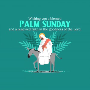 Palm Sunday flyer