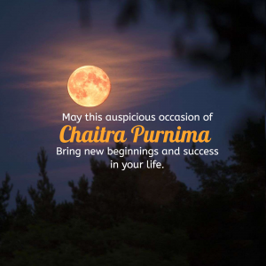 Chaitra purnima Facebook Poster