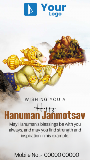 Hanuman Janmotsav - Insta Story template