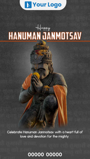 Hanuman Janmotsav Instagram Post banner