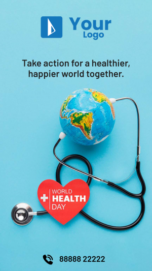 World Health Day Story flyer
