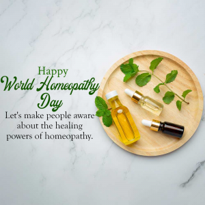 World Homeopathy Day ad post